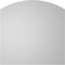 Ekena Millwork Arch Top Surface Mount PVC Gable Vent: Functional, w/ 2"W x 1-1/2"P Brickmould Frame, 38"W x 38"H GVPAR38X3802SF - alternate 4